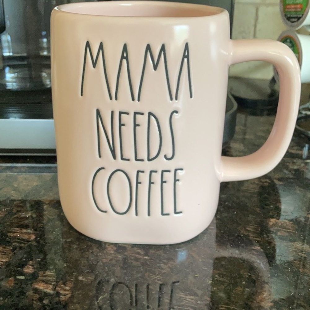 NWOT pink rae dunn mug